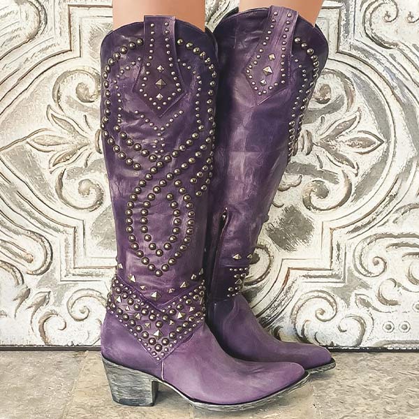 Women's Knee-High Western Boots