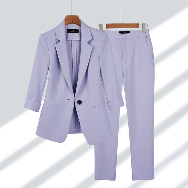Women’s Blazer and Trousers Set Tailored Fit