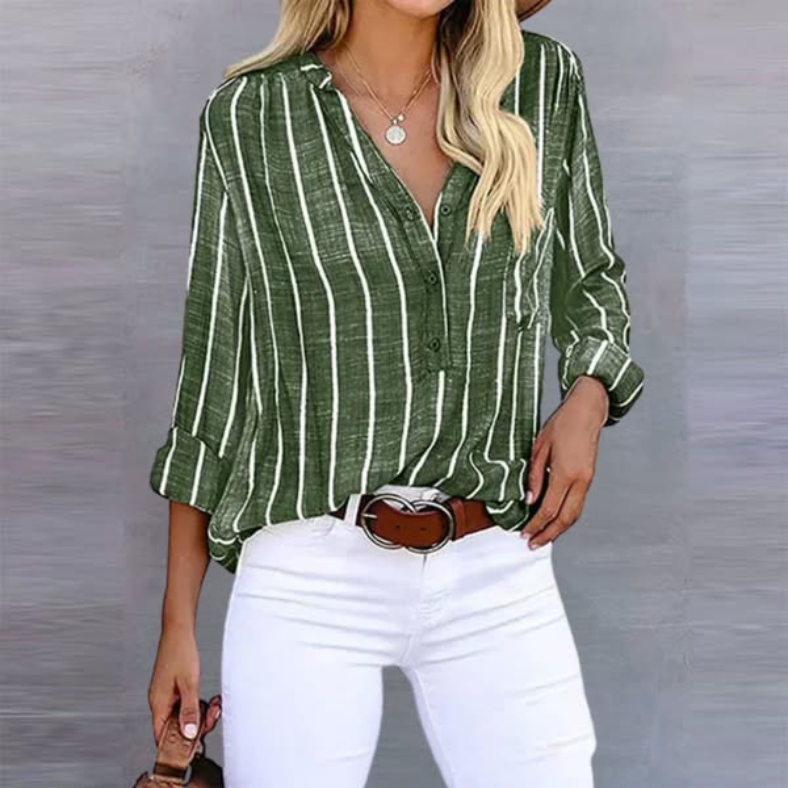 Women's Striped Summer Blouse