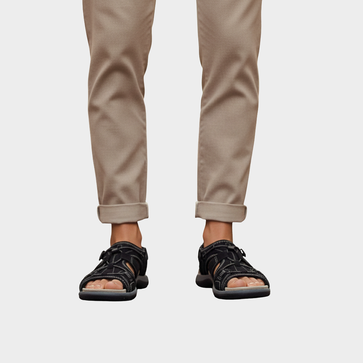 Men’s Orthopedic Walking Sandals Adjustable Straps