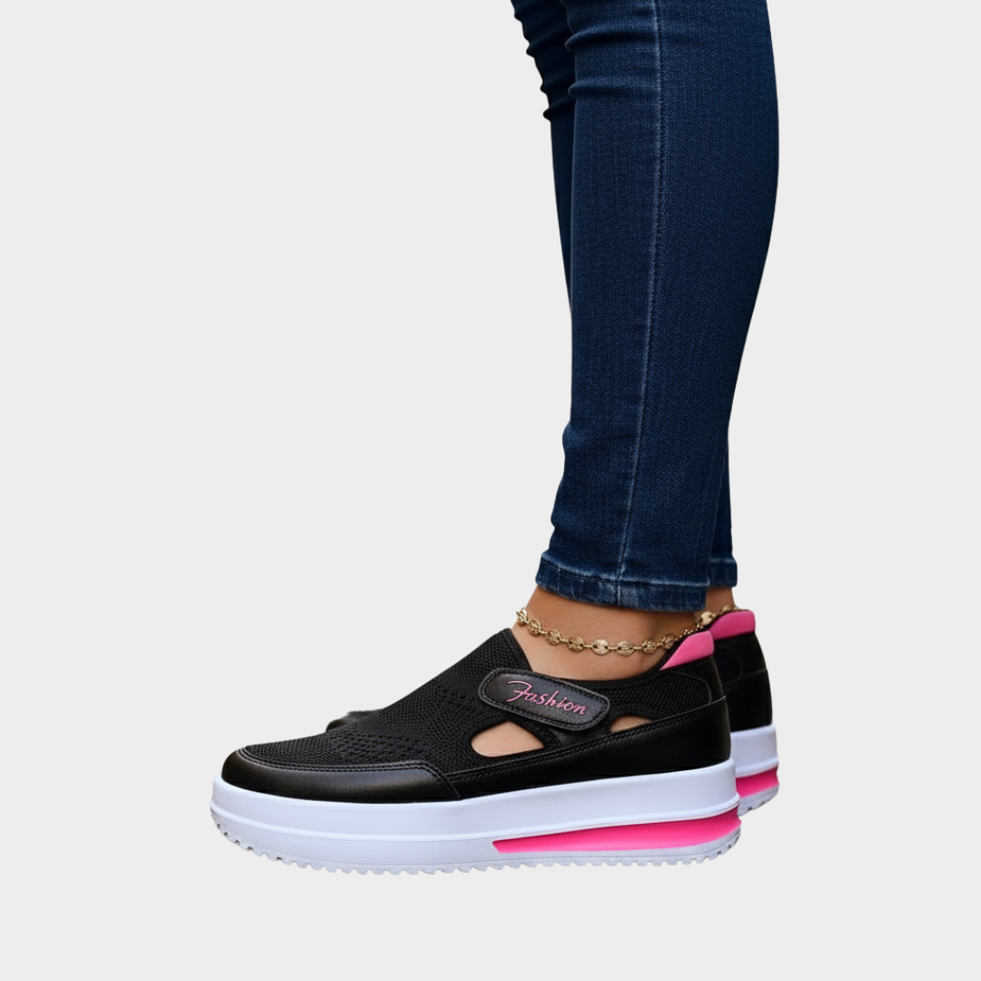 Women’s Orthopedic Walking Shoes Mesh Slip-On