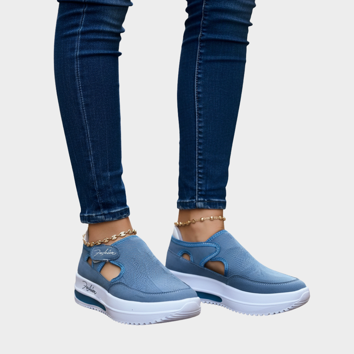 Women’s Orthopedic Walking Shoes Mesh Slip-On