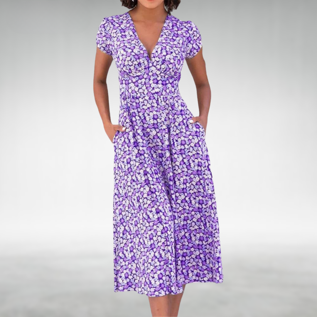 Women's Summer Dress - Elegant and Versatile Design