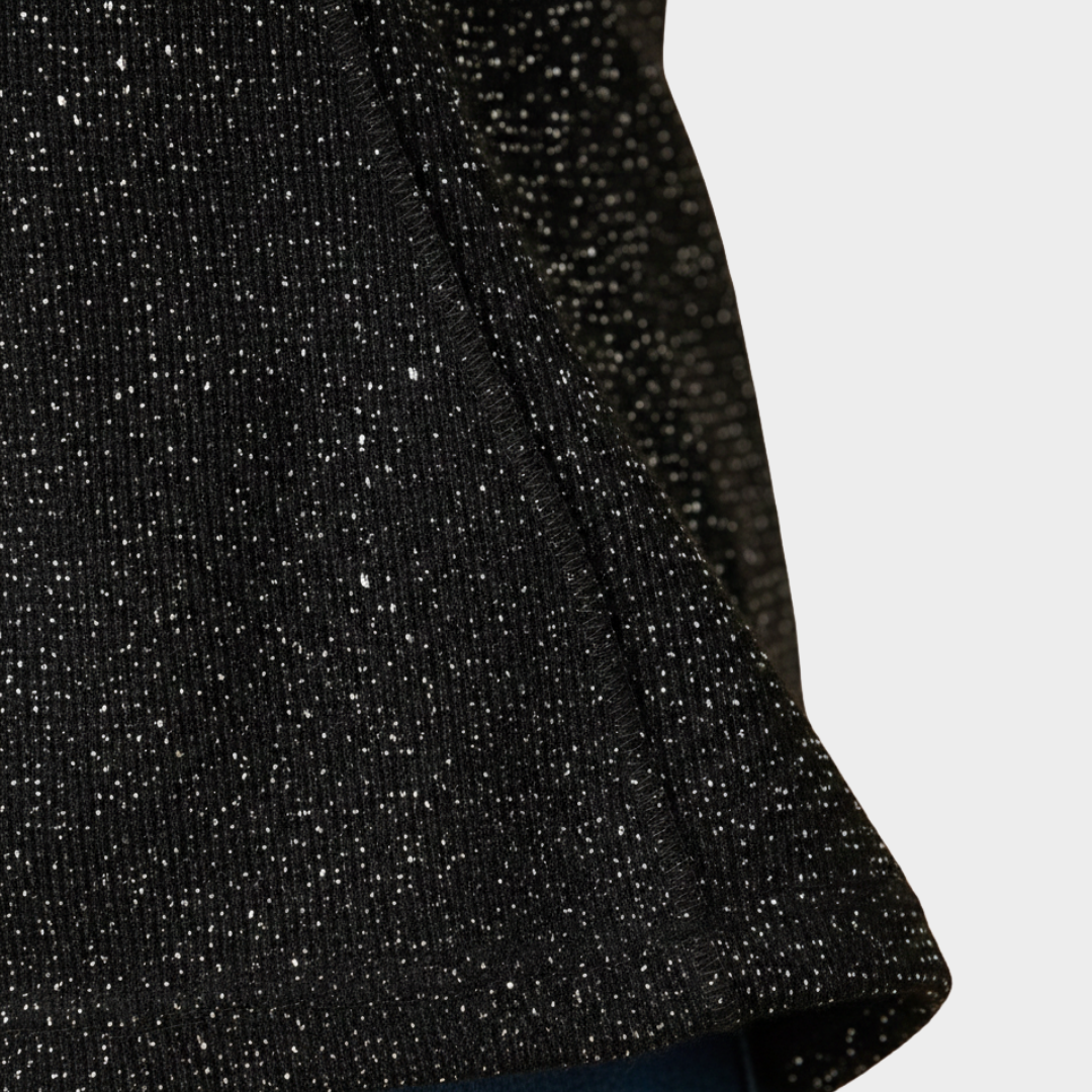 Women’s Sparkle Knit Blouse Long Sleeve