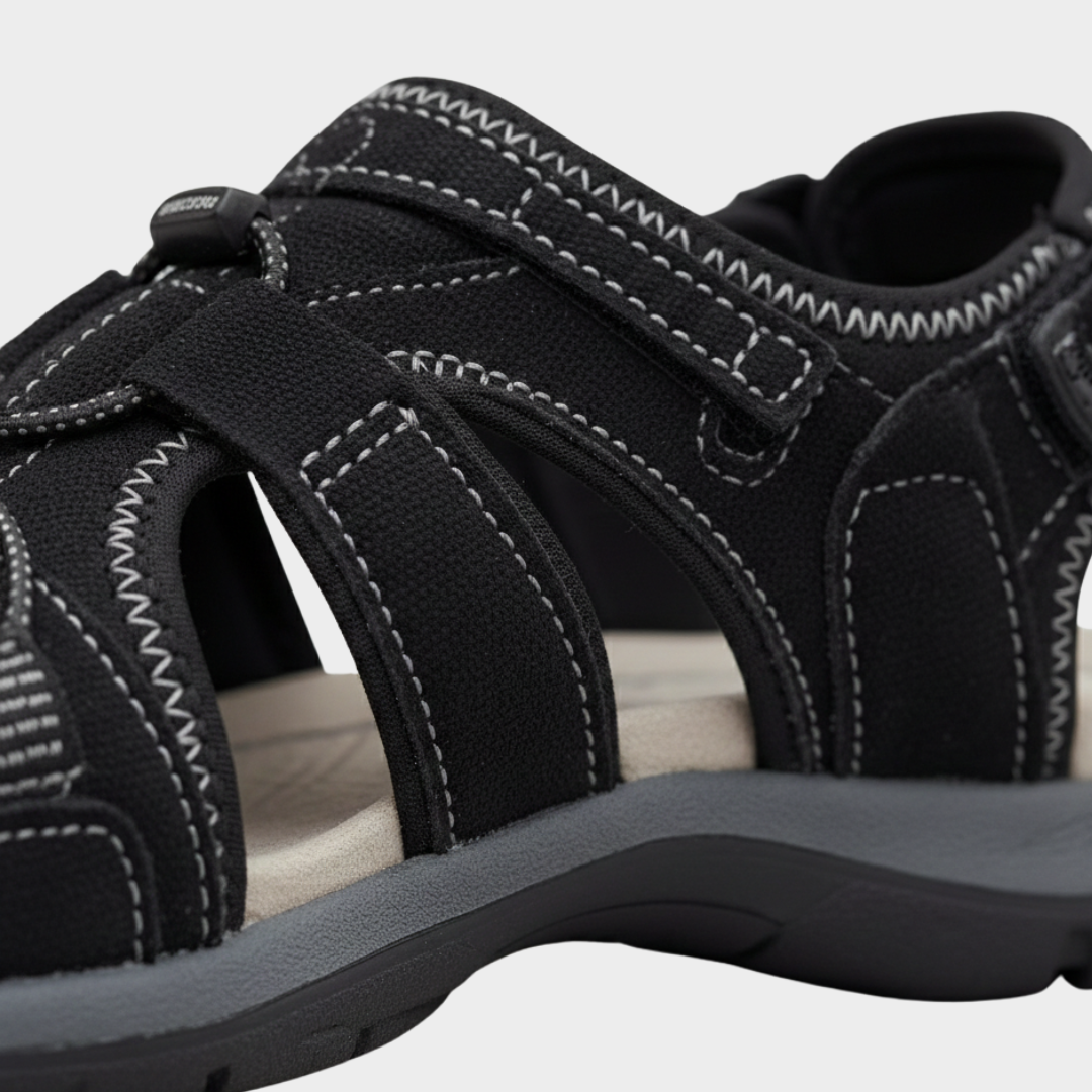 Men’s Orthopedic Walking Sandals Adjustable Straps