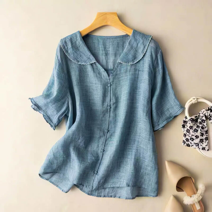 Women's Cotton-Linen Blouse