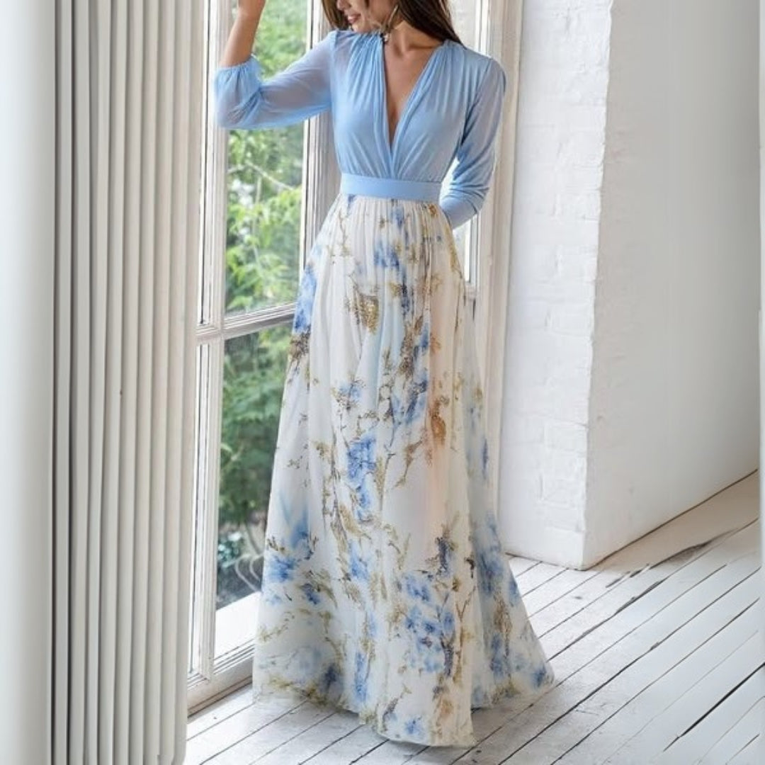 Elegant Floral Maxi Dress