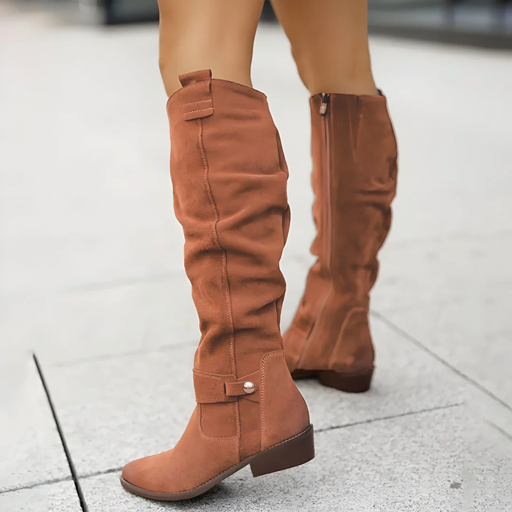 Women's Suede Knee Boots