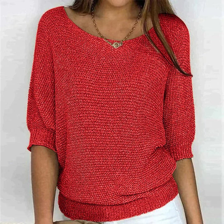 Women's Loose Knit Pullover Sweater