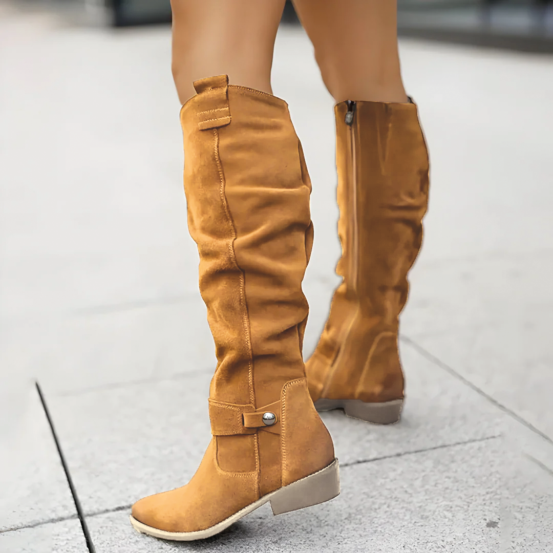 Women's Suede Knee Boots