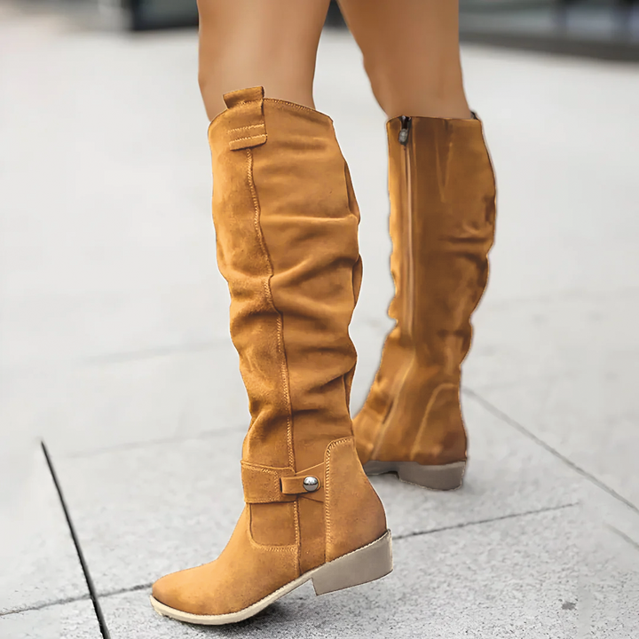 Women's Suede Knee Boots