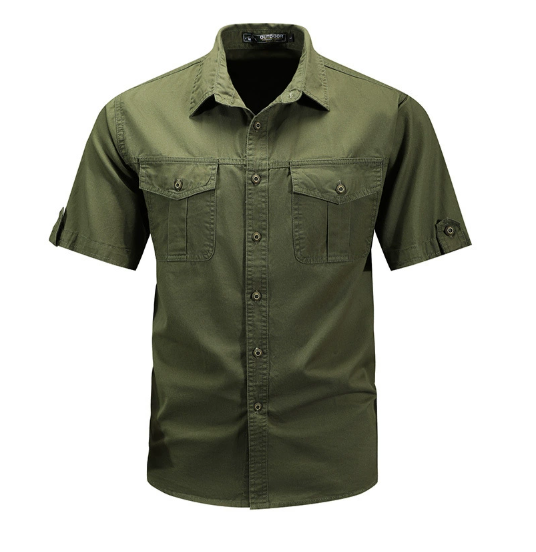 Men's Cargo Shirt - Durable for Outdoor Activities