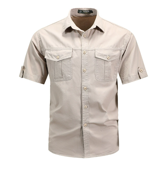 Men's Cargo Shirt - Durable for Outdoor Activities