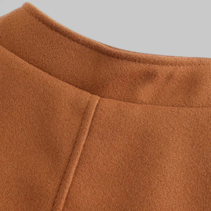 Men's Winter Coat – Smart Casual Minimalist Button Design