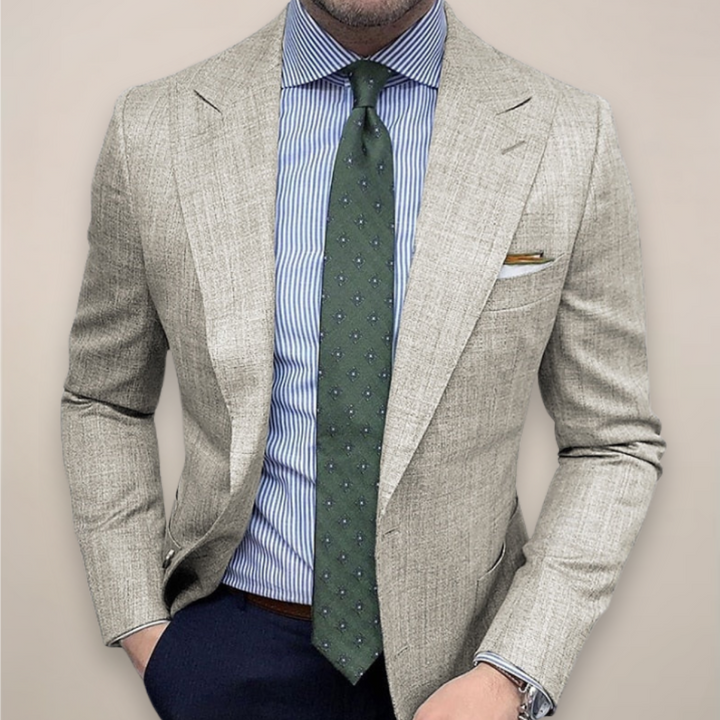 Men’s Blazer - Tailored Lightweight Jacket for Work or Dinner