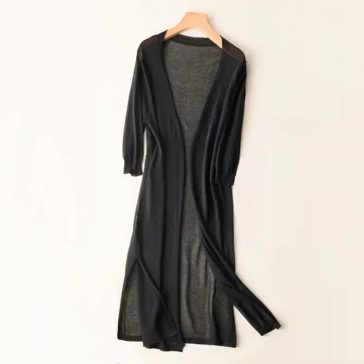 Women's Long Casual Relaxed Fit Cardigan