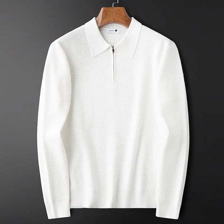 Men's Quarter Zip Pullover Sweater - Bradbury Style