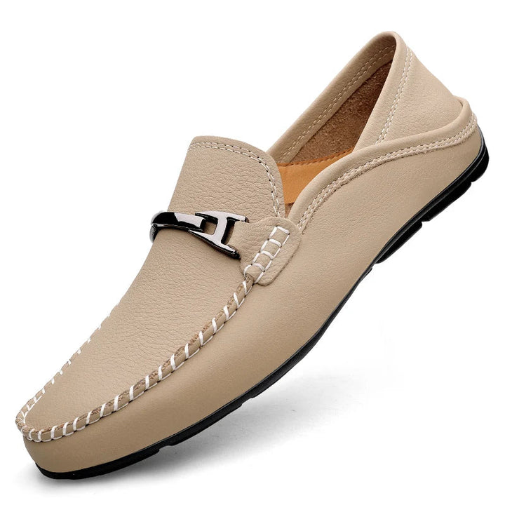 Men’s Leather Loafers Slip On Casual Shoes