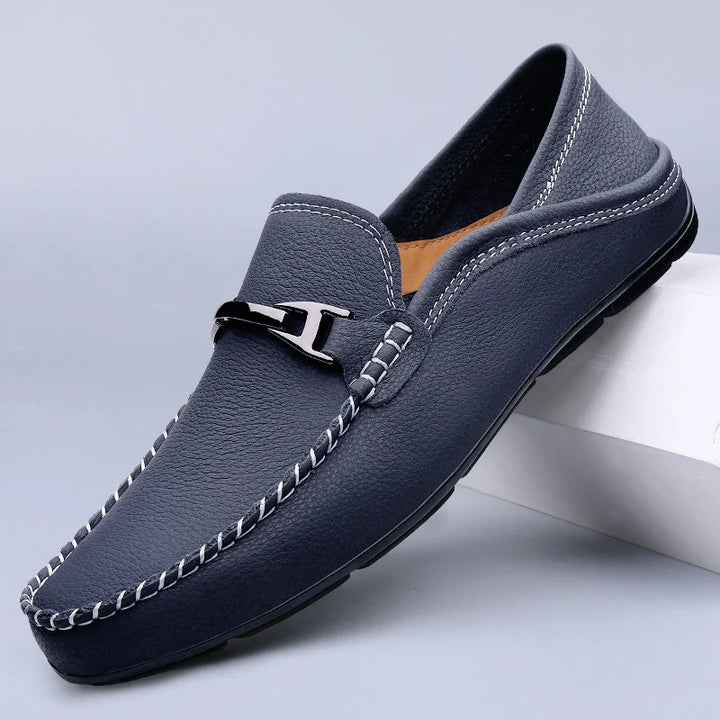 Men’s Leather Loafers Slip On Casual Shoes