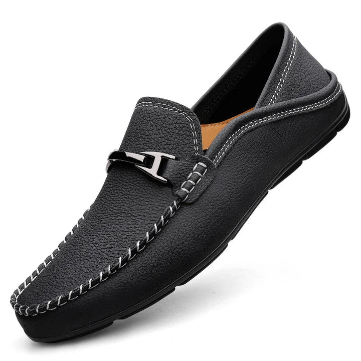 Men’s Leather Loafers Slip On Casual Shoes