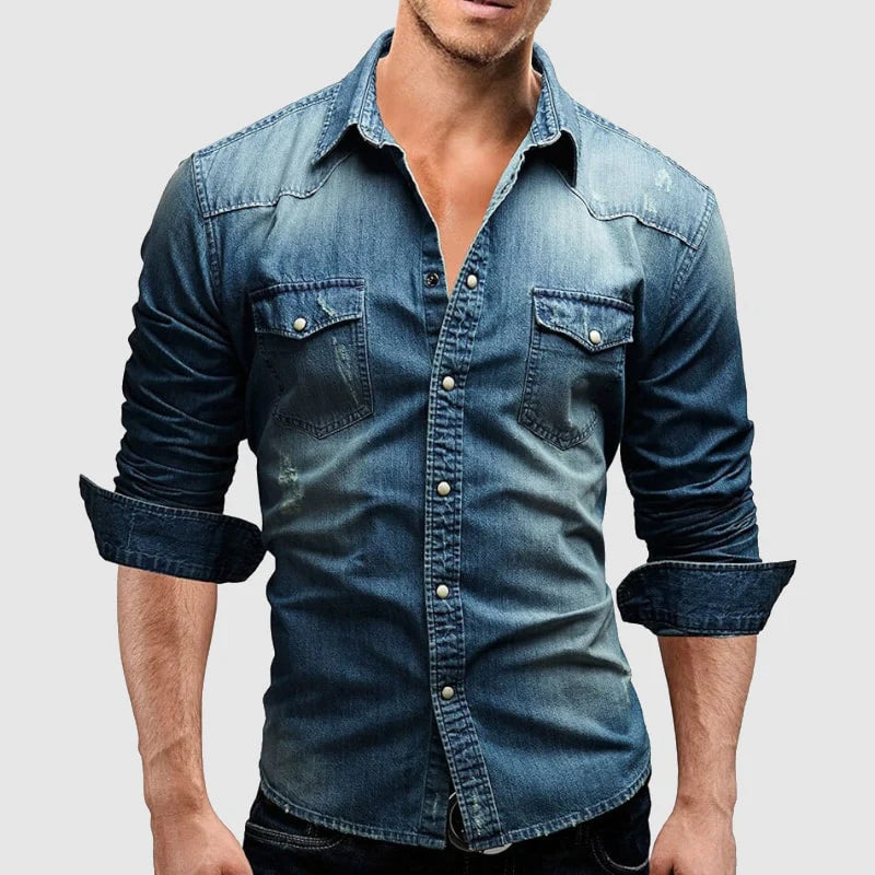 Men's Denim Shirt - Miami Style