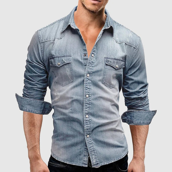 Men's Denim Shirt - Miami Style