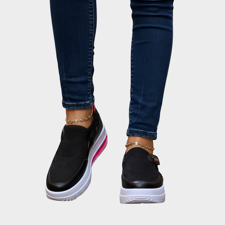 Women’s Orthopedic Walking Shoes Mesh Slip-On