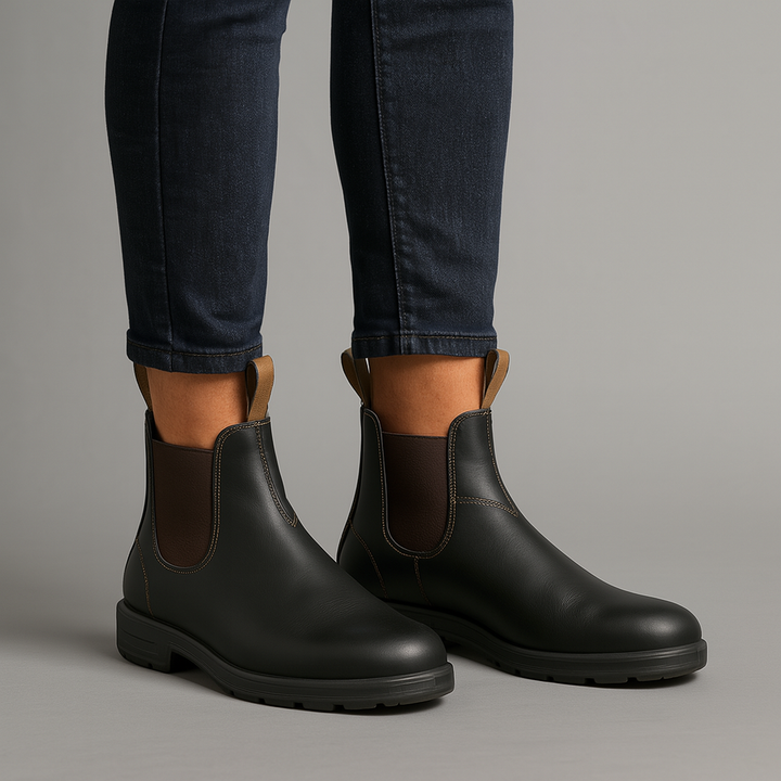 Women's Chelsea Boots - Classic Slip-On Style