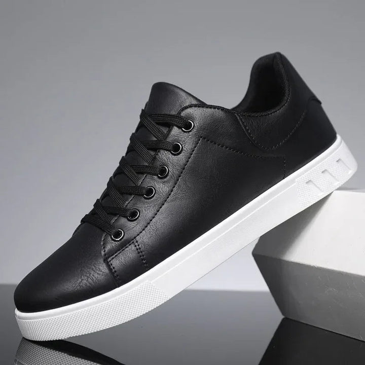 Walking shoes cushioned sole lace up men