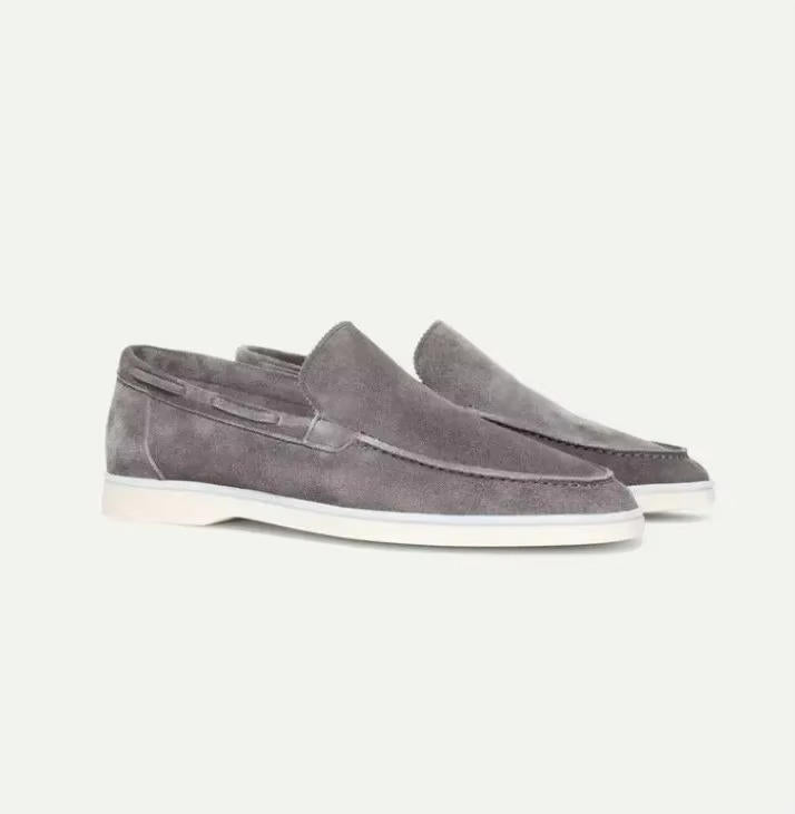 mens suede loafers slip on