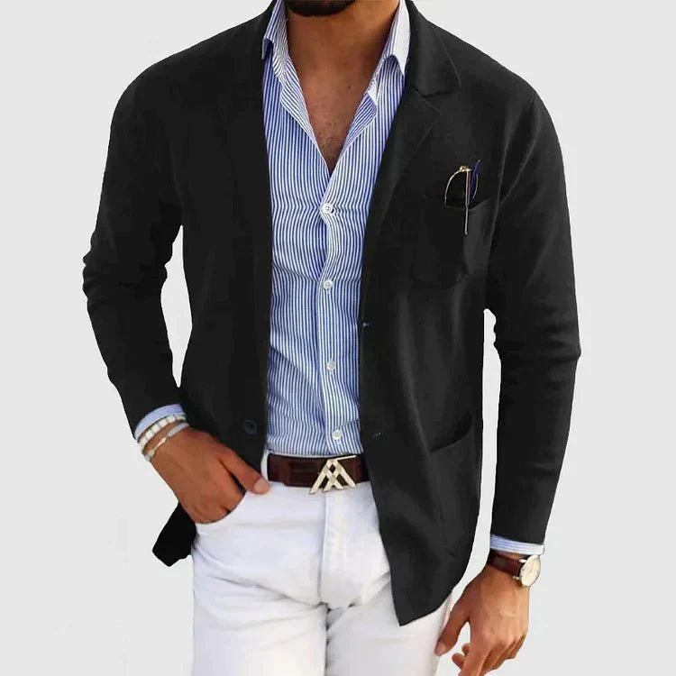 Men's Casual Knit Blazer